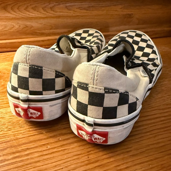 Vans Slip-On Sneakers in Black and White Checkerboard Mens Size 5 1/2 - Picture 11 of 16